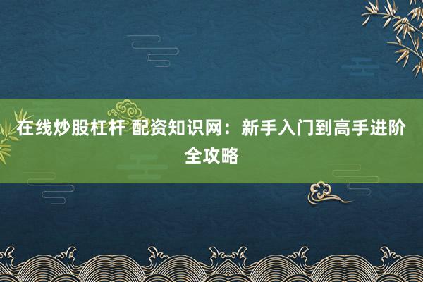 在线炒股杠杆 配资知识网：新手入门到高手进阶全攻略