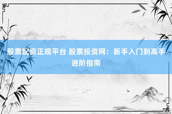 股票配资正规平台 股票投资网:新手入门到高手进阶指南